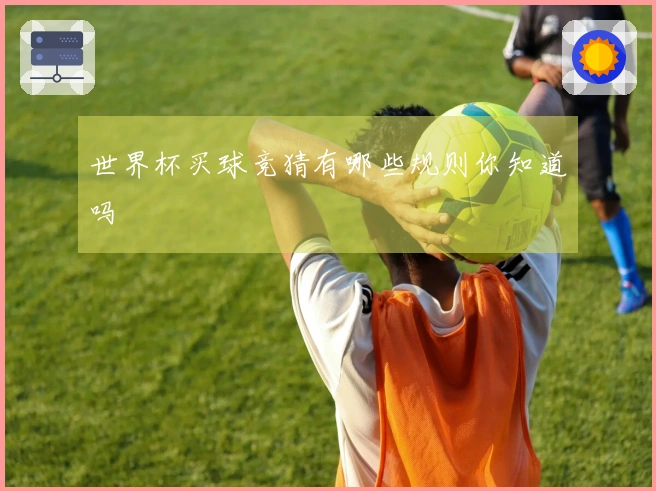 世界杯买球竞猜有哪些规则你知道吗