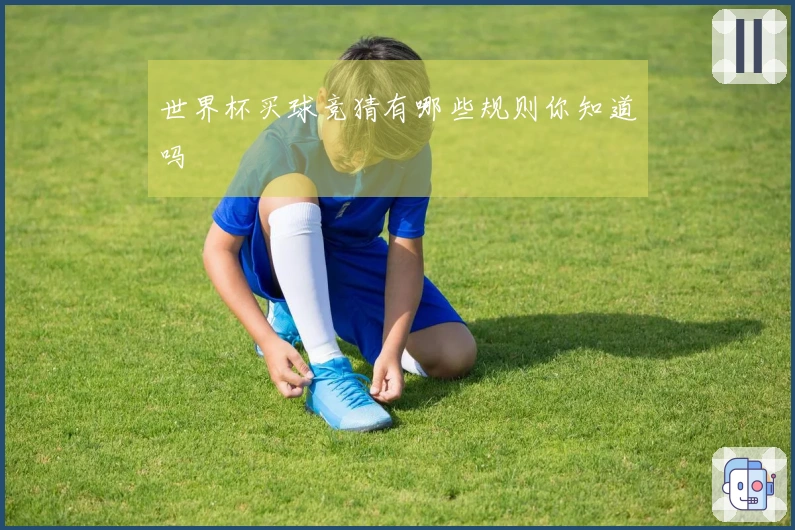 世界杯买球竞猜有哪些规则你知道吗